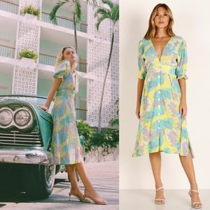 Faithfull the Brand Rafa Midi Dress Lera Floral